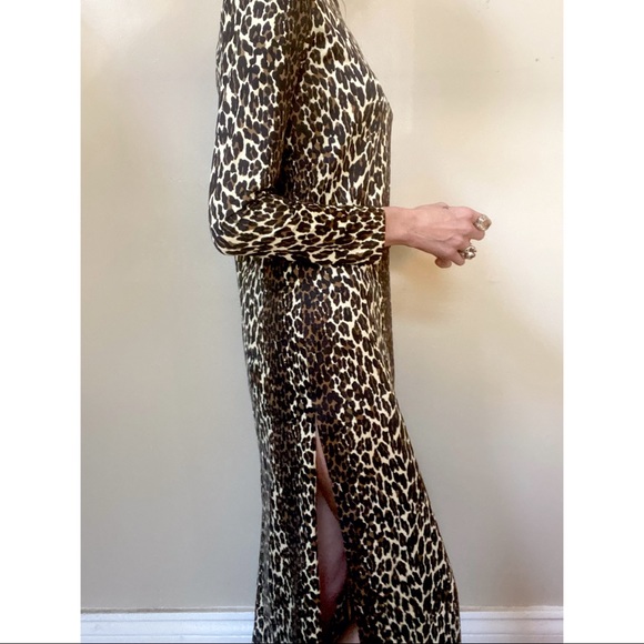 Vintage 70's Cole of California Leopard Gown. Fits small or Medium best - Picture 9 of 10
